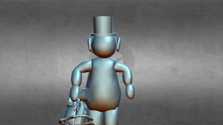 SlendyTubbies [?] - Teletubby Character 3D Model