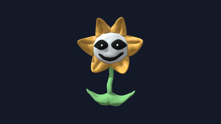 Flowey 3D Model