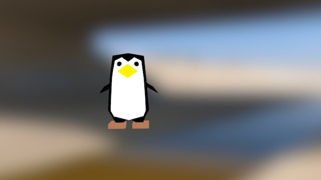 penguin low poly 3D Model