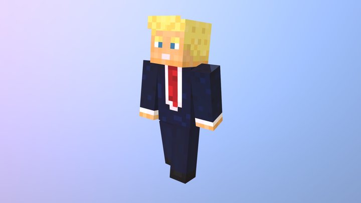 Donald Trump (Minecraft) 3D Model