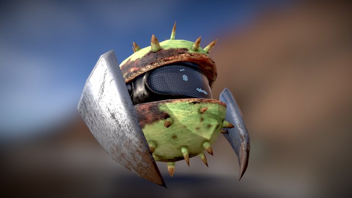 Chestnut Crab 3D Model