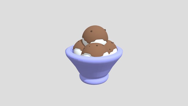 Ice Cream 3D Model