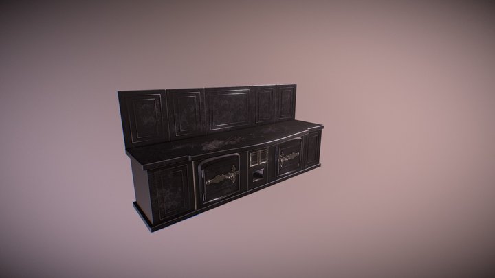 Encimera victoriana 3D Model