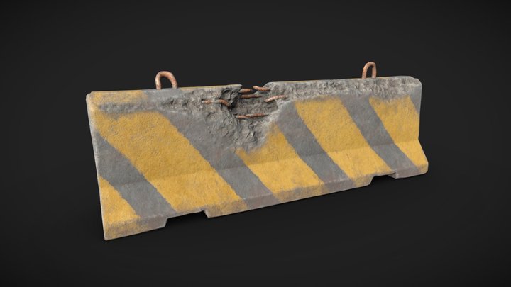 RoadBlock 3D Model