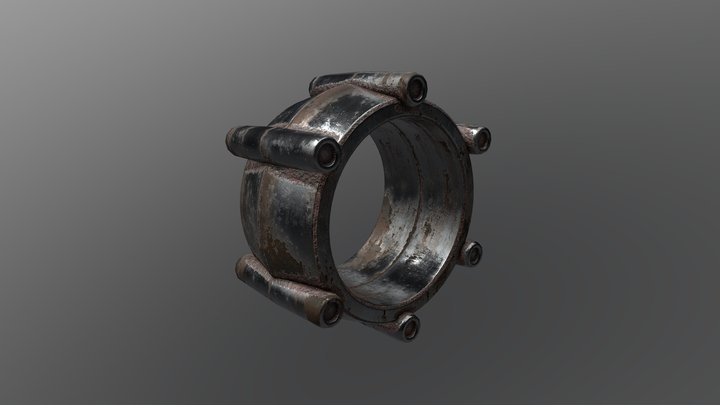 Freebie - Game Art: Sci Fi Fitting – Modello 3D gratuito STL