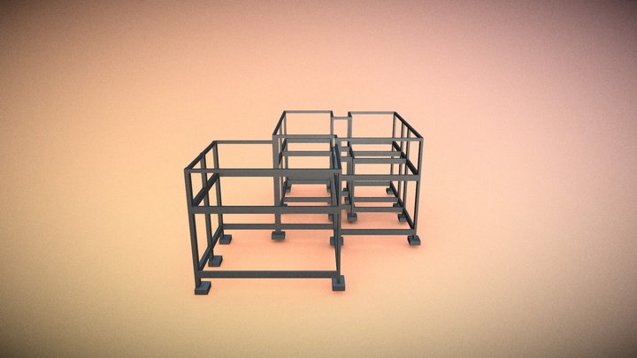 Estrutural Residência Thiago STAND 2019 3D Model