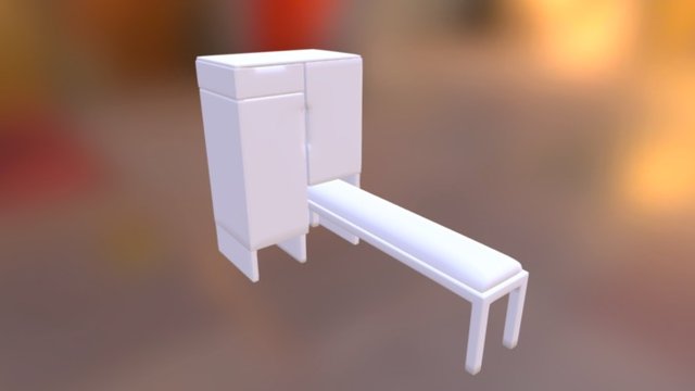 Shoes Cabinet 3D Model