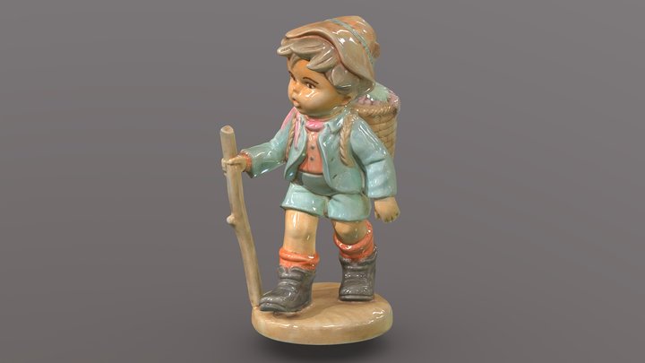 Boy Sculpture 3D Model