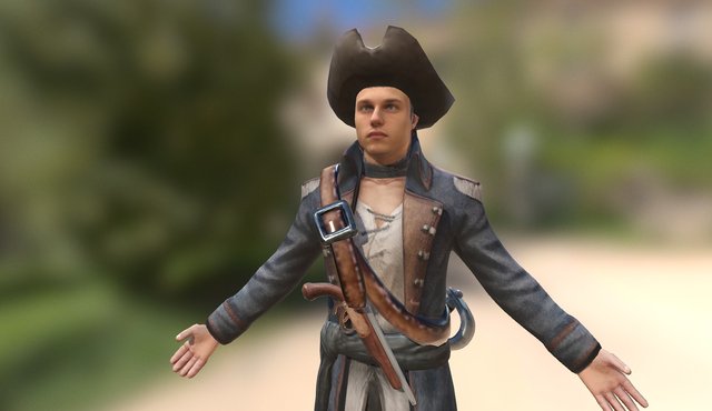 Pirate Kaspar 3D Model