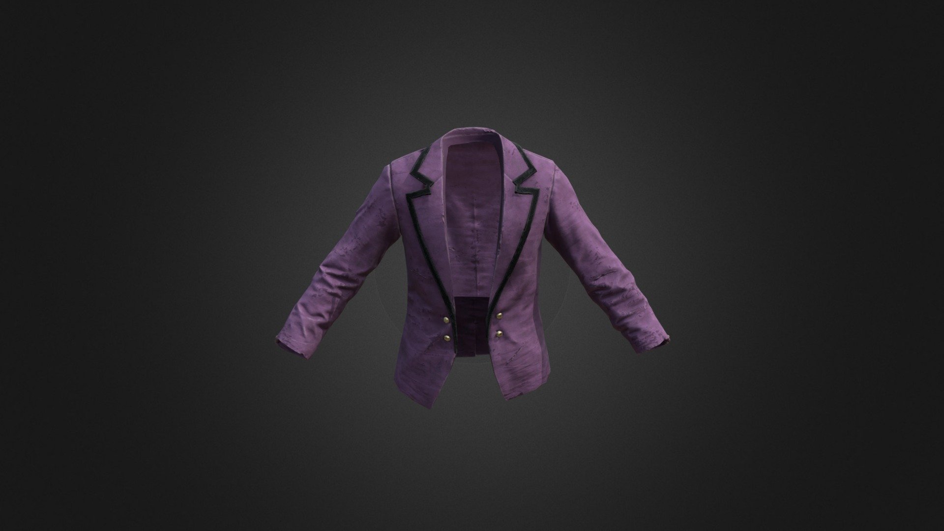 Female Tuxedo Jacket (Purple) | PUBG - 3D model by pubgitems.info ...