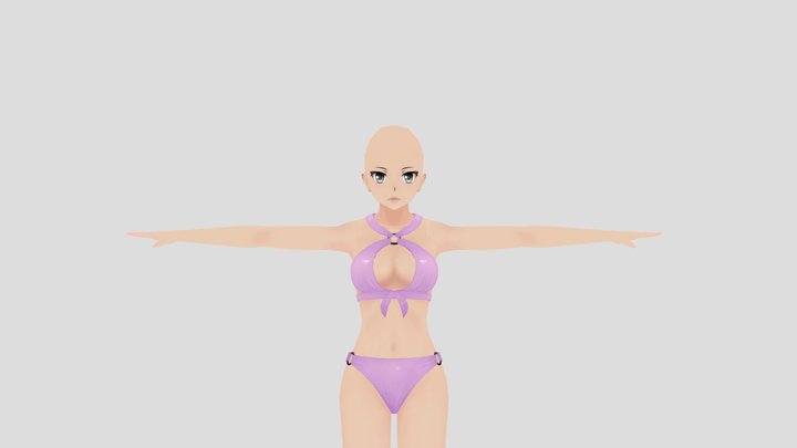 Ryoba's Swimwear 3D Model