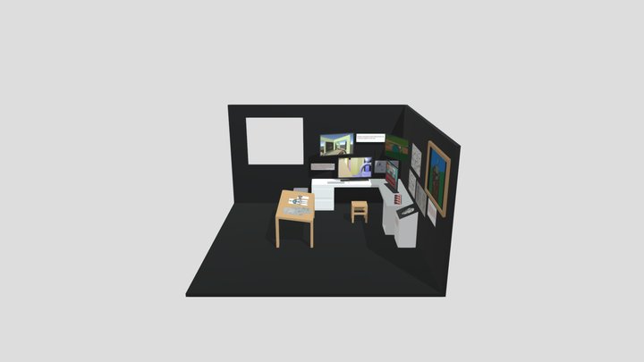 Final Showcase Office 3D Model