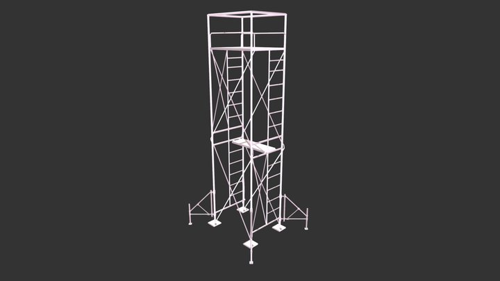 Scaffold Tower 3D Model