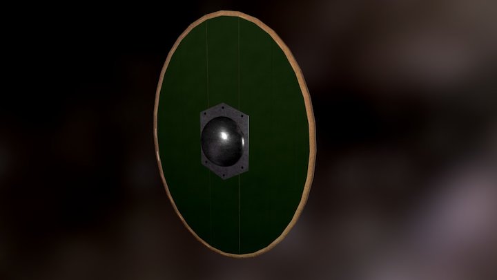 Late Roman (3rd C) Auxiliary Shield 3D Model