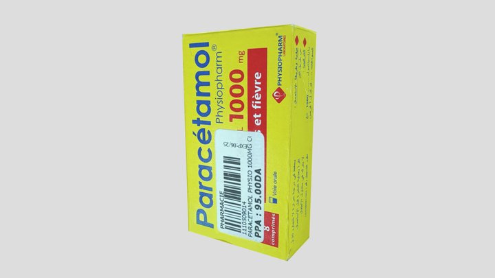 Paracetamol 3D Model
