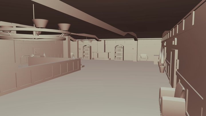 doors roblox room1 3D Model