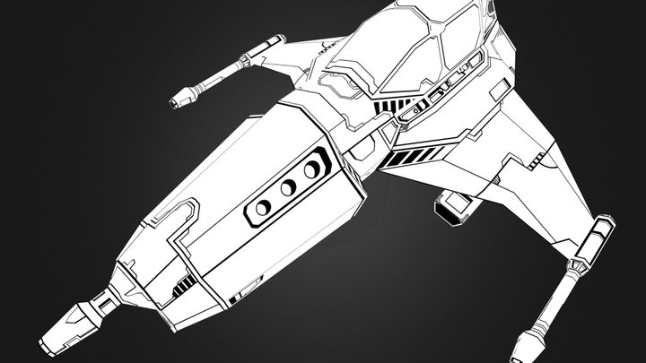 Station Fighter (WIP) 3D Model