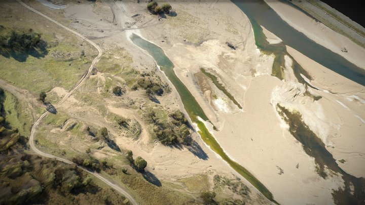 Wetland, shoal and riverbed – Gratis 3D-model STL