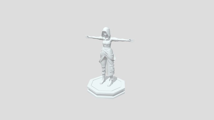 Vi Untextured Base Model 3D Model