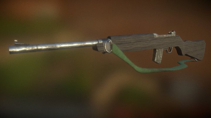 M1 Carbine 3D Model