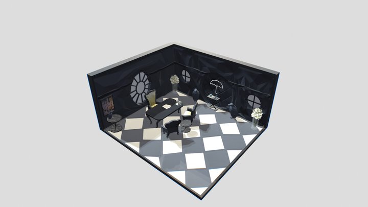 Oswald Cobblepot Office 3D Model