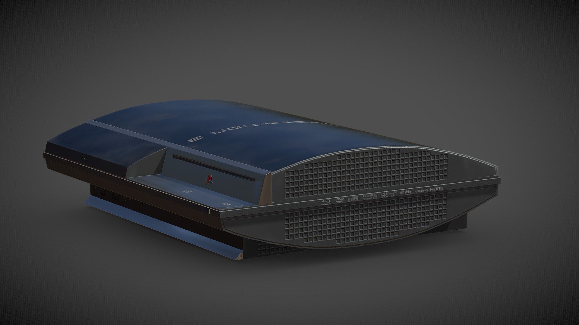 Playstation 3 console 3D model