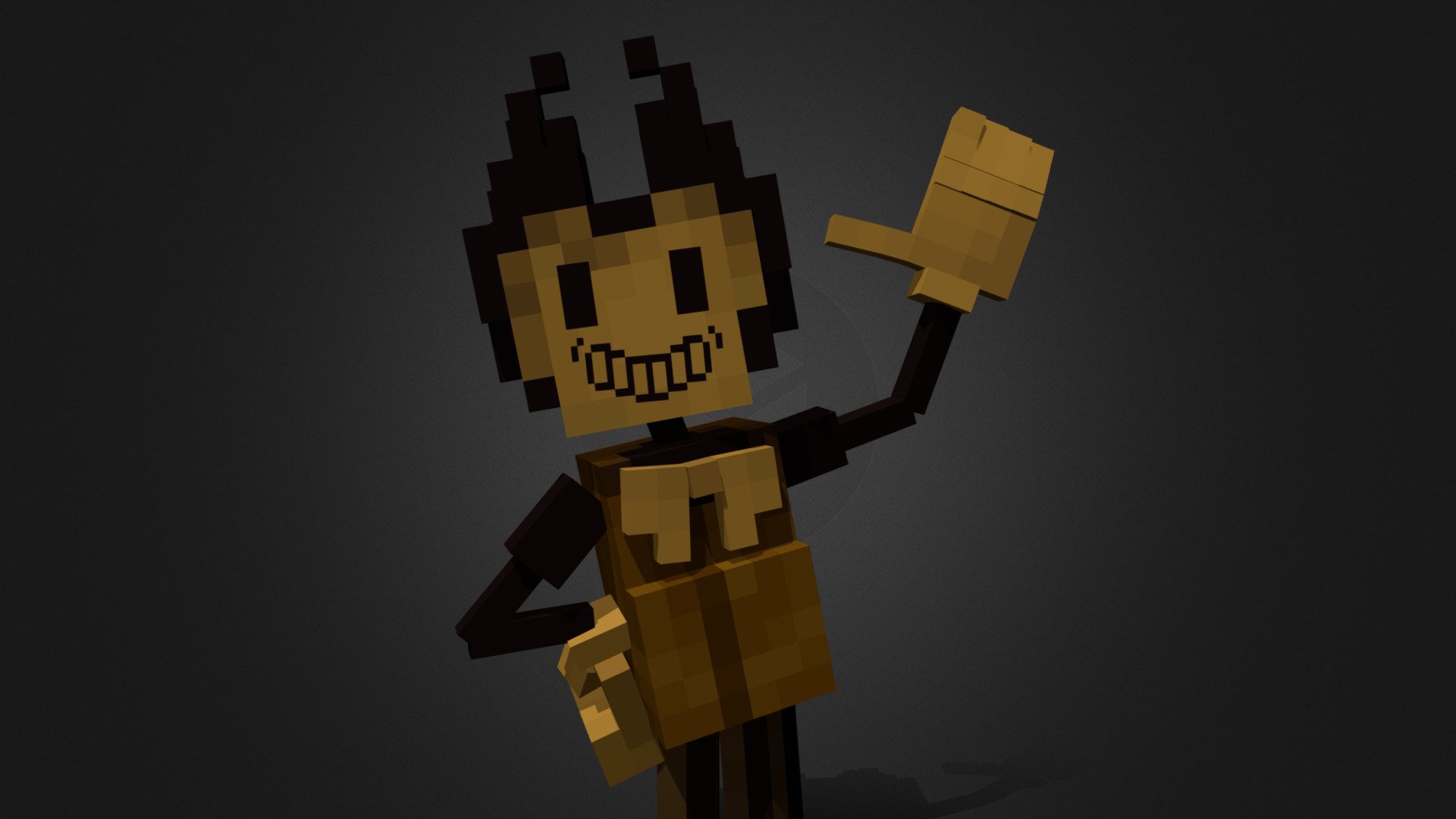 Bendy (Бенди) - 3D model by RomanSoulja (@RomanSoulja) [d3ec35c]