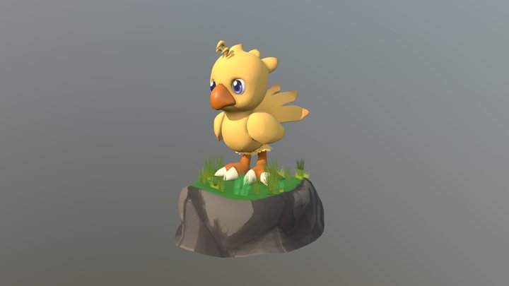 Chocobo 3D Model