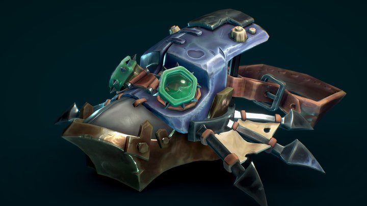 Eel Doctor Mask - Stylized Realtime Asset 3D Model