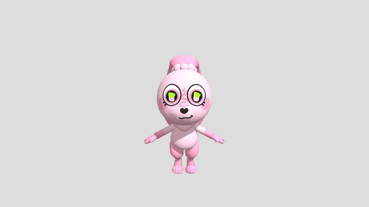 Strawberry cocoa 3D Model