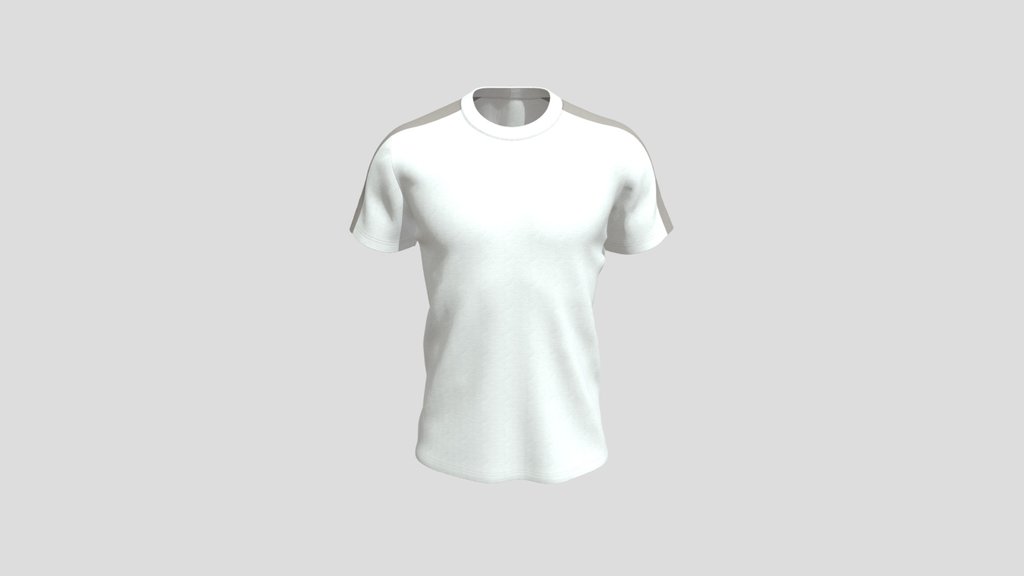 Two Tone Shoulder T Shirt