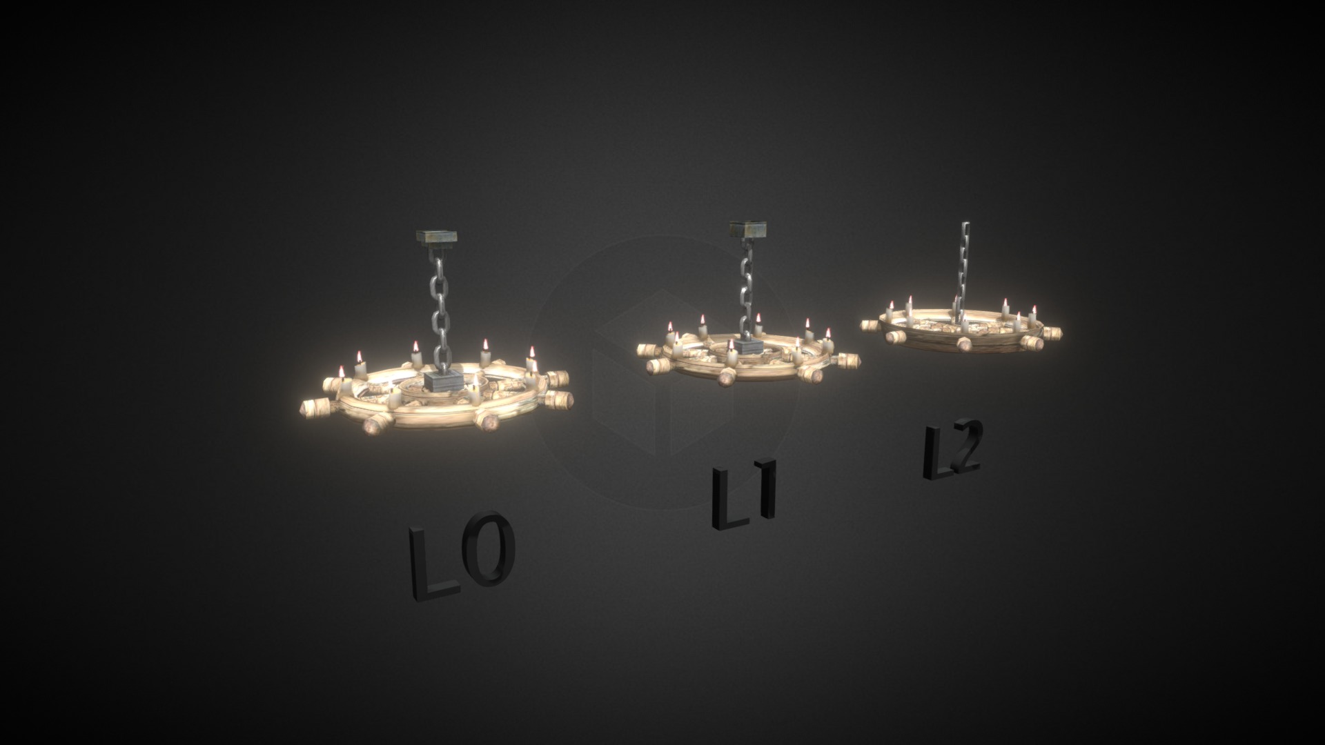 3D model Candelabro de Timón - This is a 3D model of the Candelabro de Timón. The 3D model is about a group of boats with lights.
