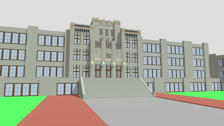 High School 3D Model