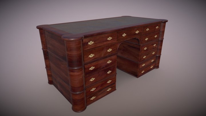 Table desk 3D Model