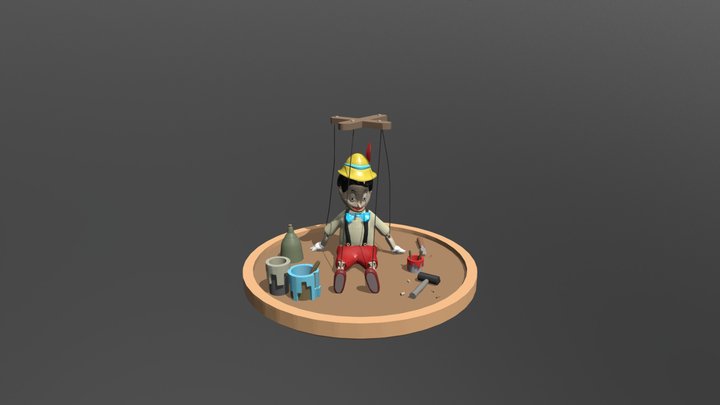 Pinocchio Polish Assignment 3D Model