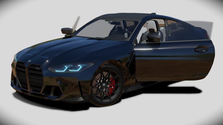 2021 BMW M4 Competition 3D Model