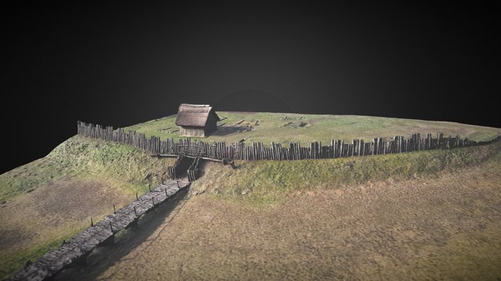 Reconstruction of the acropolis (Nižná Myšľa). 3D Model