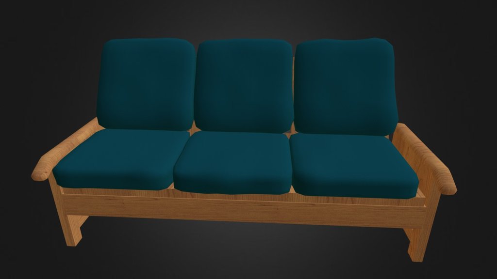 Wooden Couch