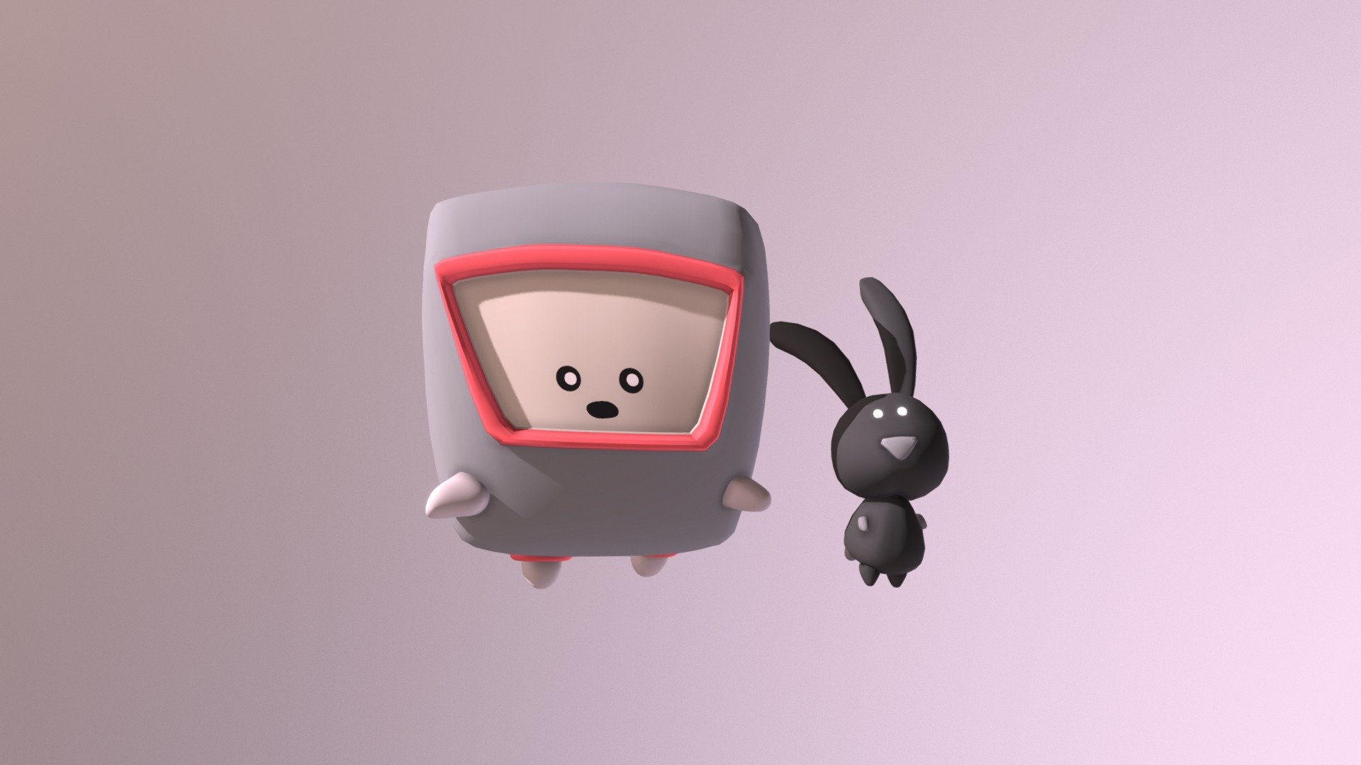 Cosmonaute & Space Bunny — Sketchfab embed 3D viewer