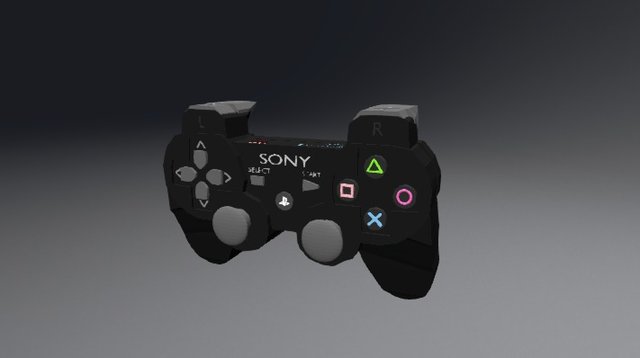 Ps3 Controller 3D Model