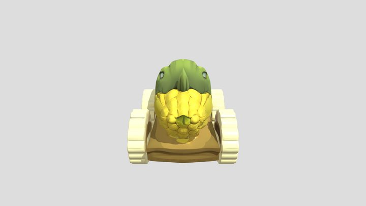 Cob Cannon 3D Model