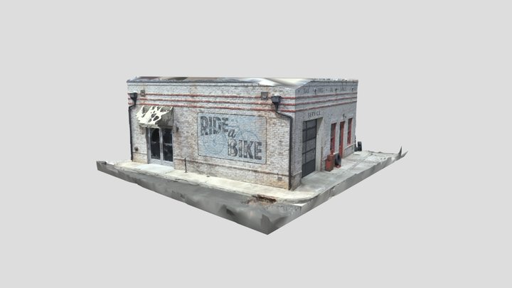 Gas_station_ Model_2 3D Model