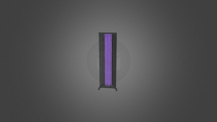 Floor Standing UV Lamp 3D Model