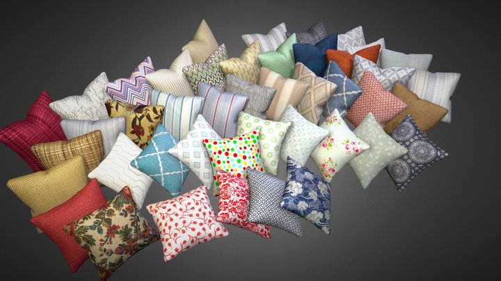 Pillows pack 3D Model