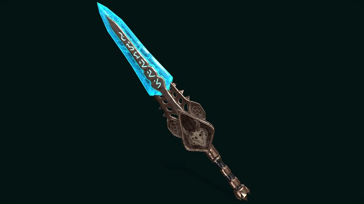 Demon Sword (Iceforged) 3D Model