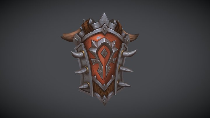 Horde Warfronts Shield 3D Model
