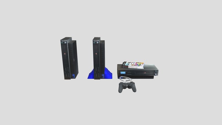 PS2 FAT Remaster 3D Model