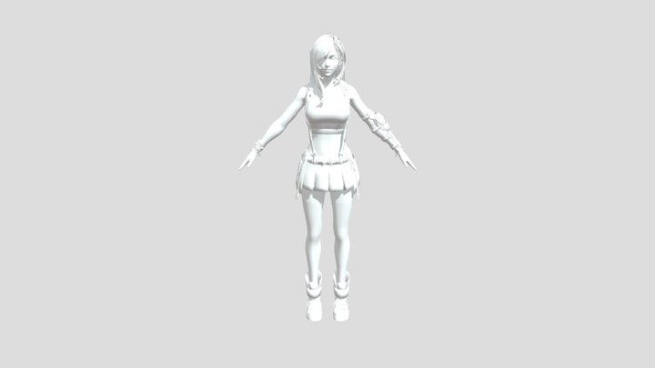 Tifa ffvii reamke 3D Model