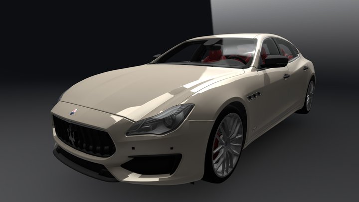 Maserati Quattroporte GTS | High Quality 3D Model