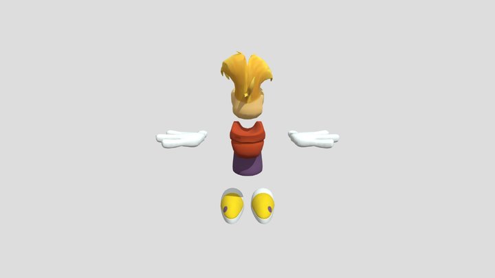 rayman 3D Model